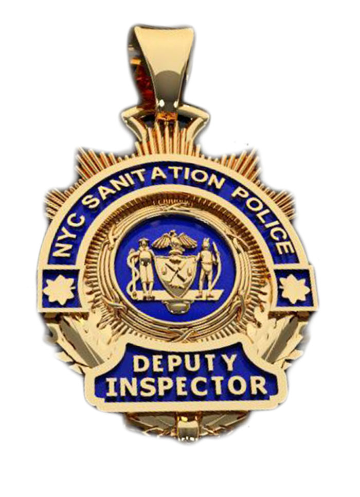 DSNY Deputy Inspector - Nickel Size Pendant 1