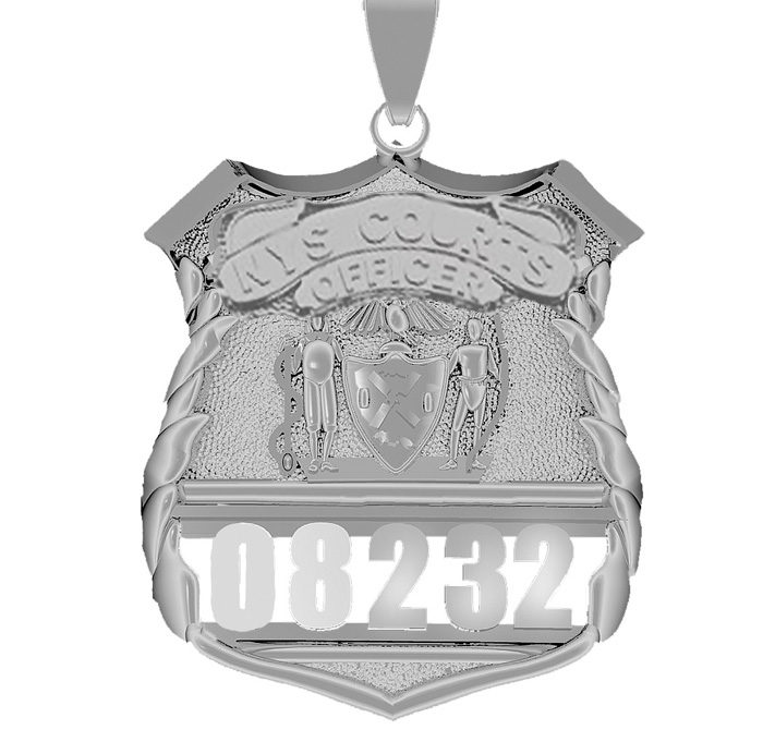 NYS Court Officer - Nickel Size Pendant 1
