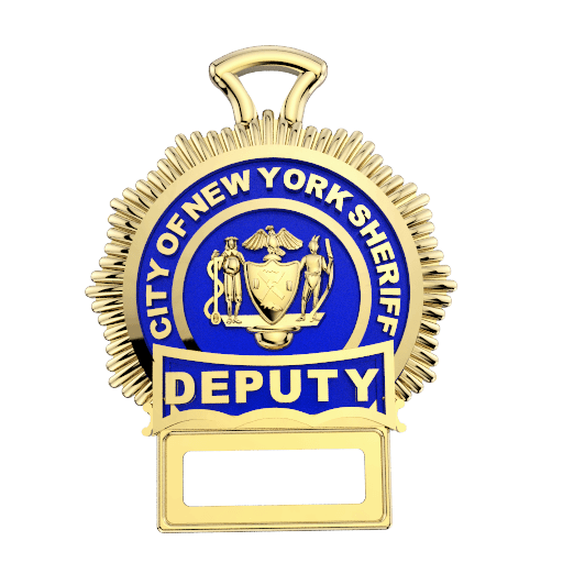 NYC Deputy Sheriff - Quarter Size Pendant 1