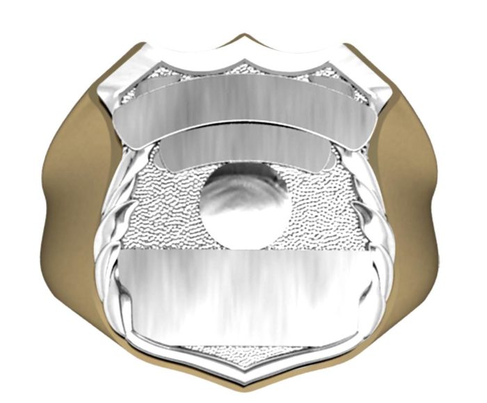 Custom East Coast Style Shield Ring 1