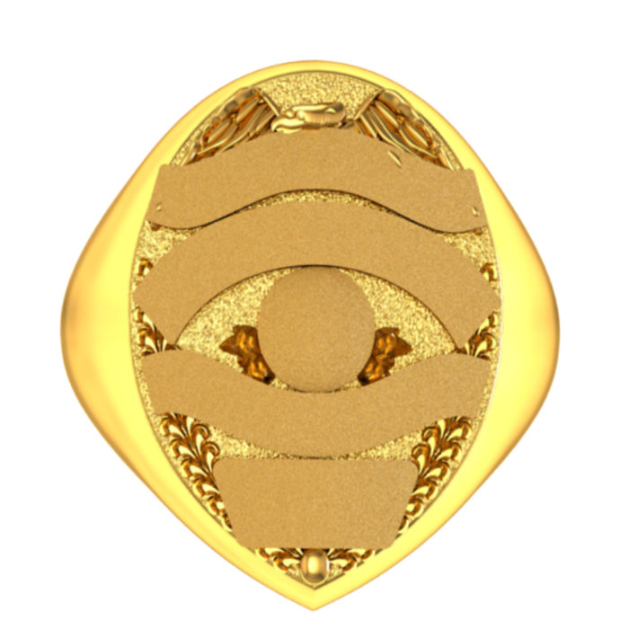 Custom West Coast Style Shield with Eagle Ring 1