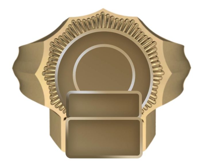 Custom Detective Style Shield Ring 1