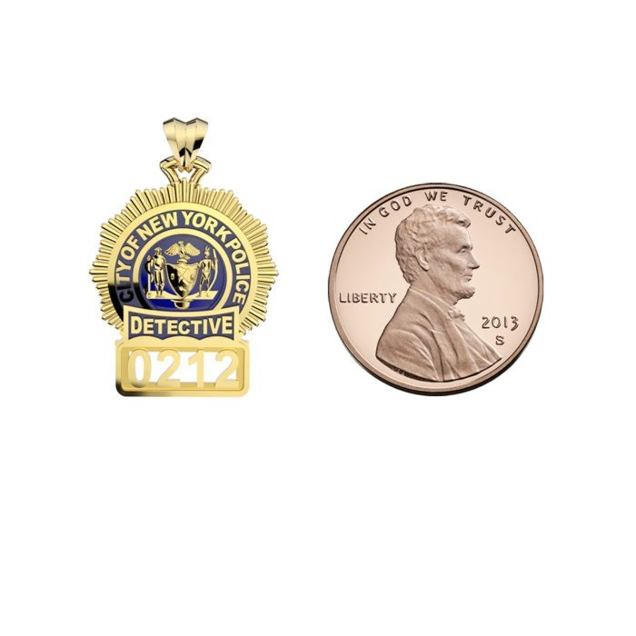 NYPD Detective Pendant - Penny Size 5