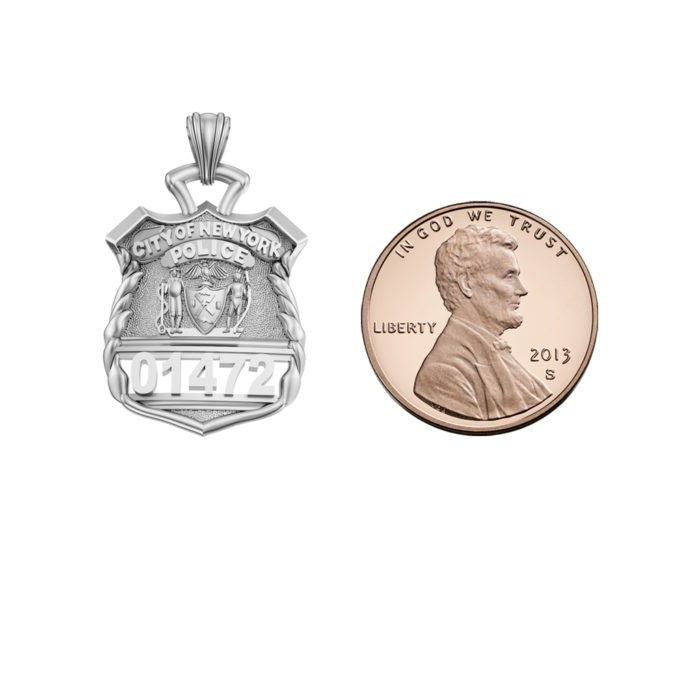 NYPD Police Officer Pendant  - Penny Size 5