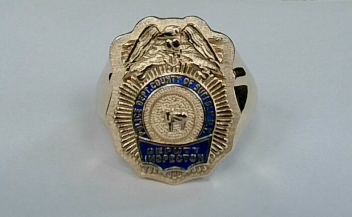 Mens Suffolk County PD Deputy Inspector XL Ring 5