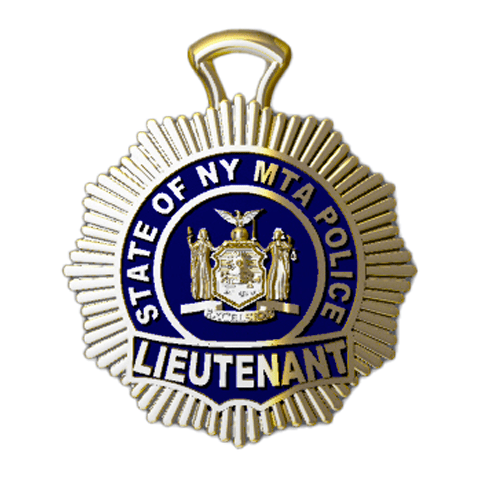 NYS MTA Police Lieutenant Shield Pendant 1