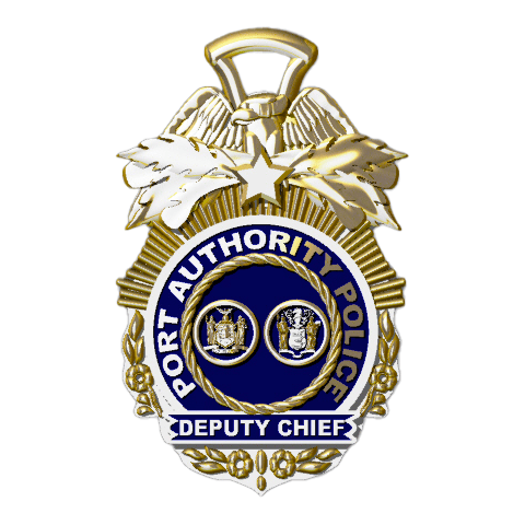 Port Authority Deputy Chief - Nickel Size Pendant 1